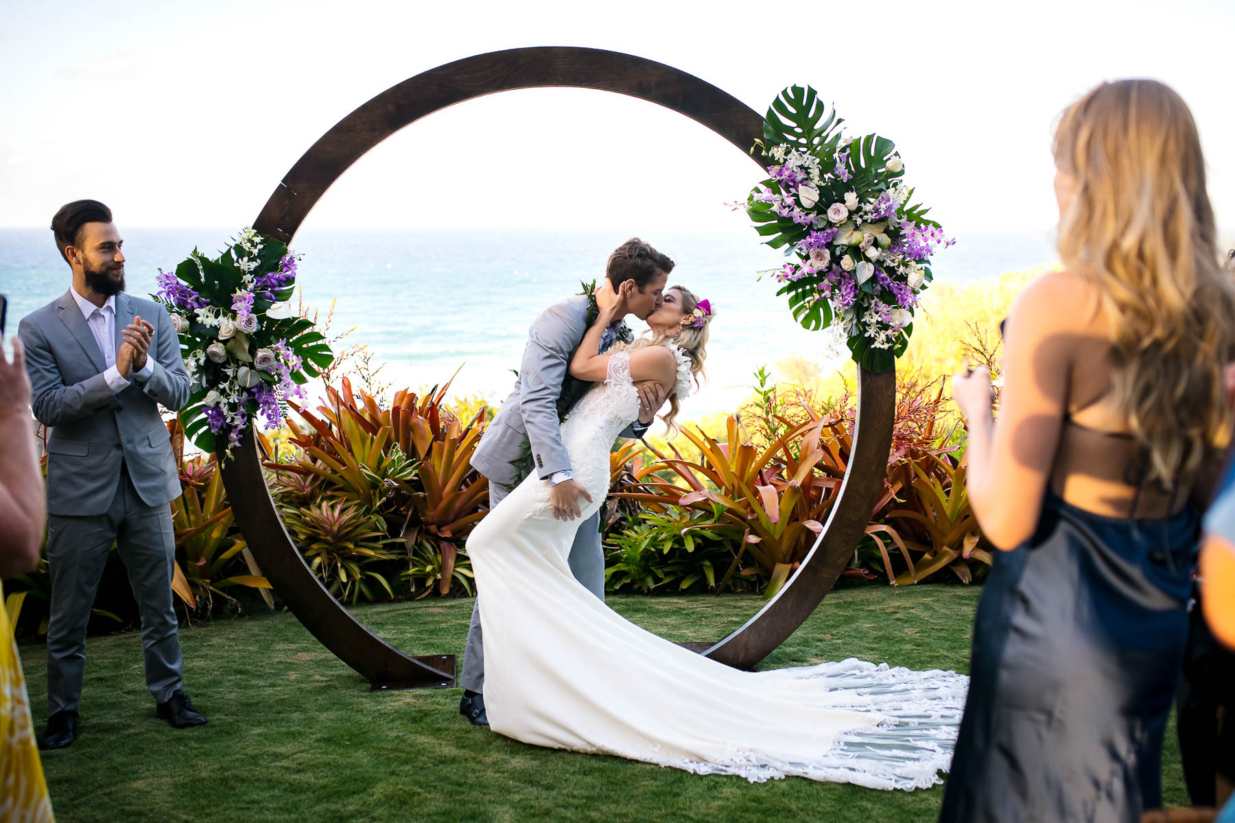 Kauai wedding location elopement wedding private
