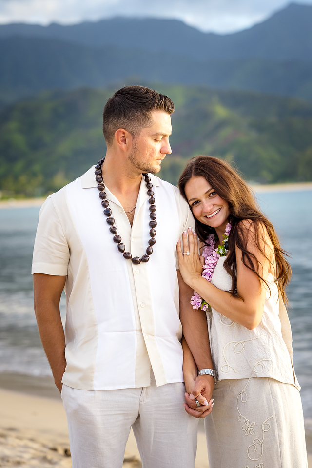 kauai engagement portrait photoshoot