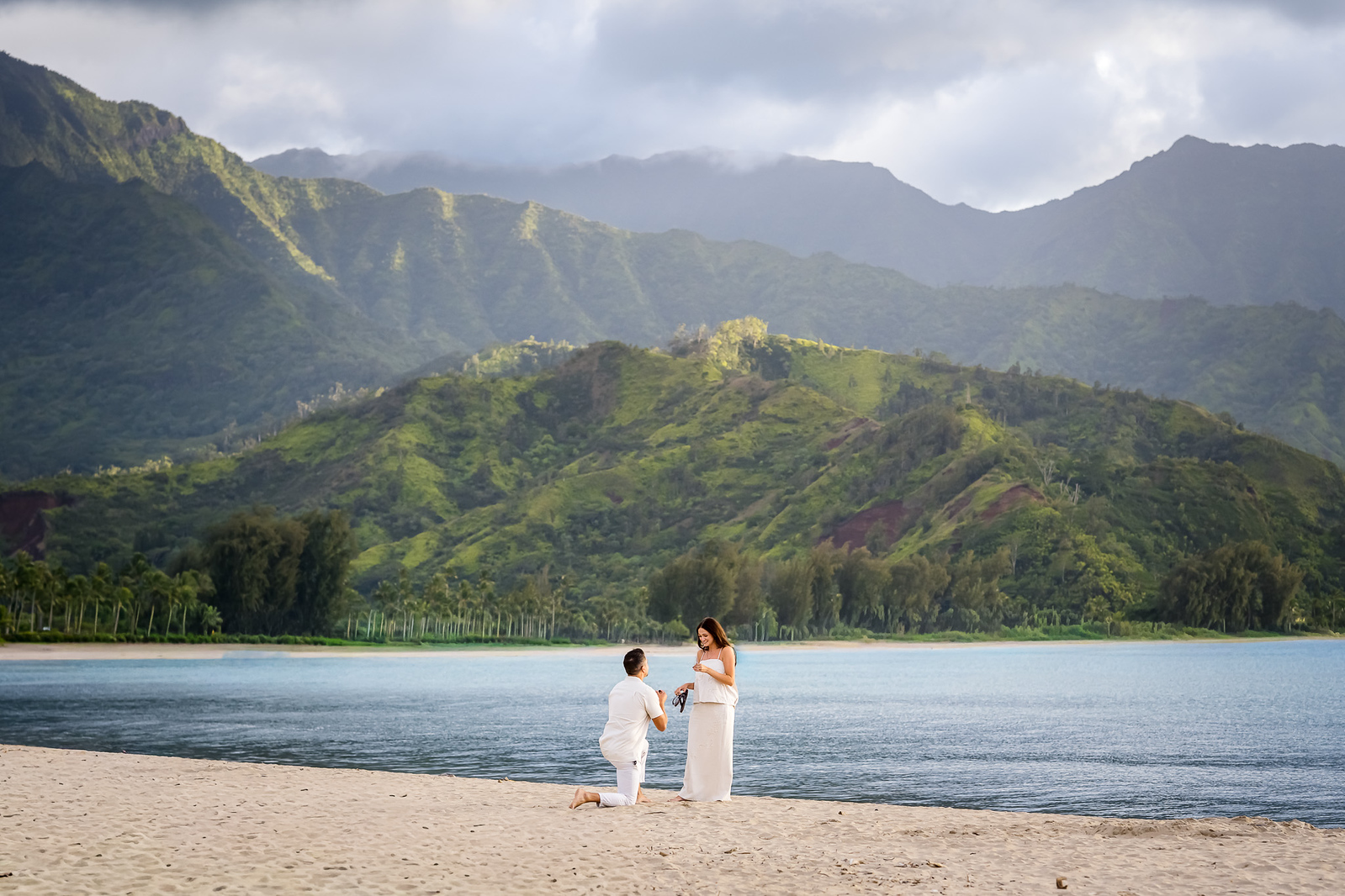 Suprise engagement photoshoot on Kauai