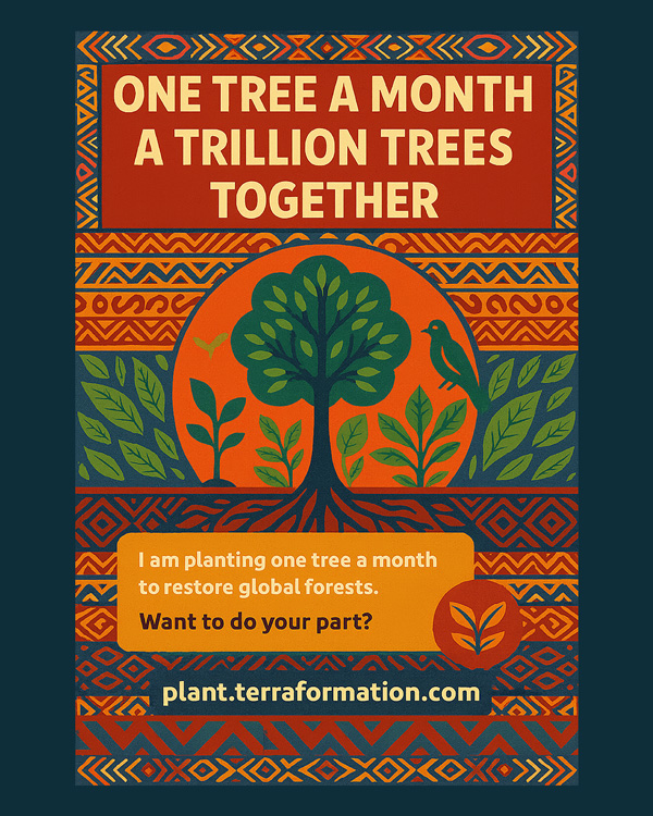 Terraformation tree subscription graphic for social media