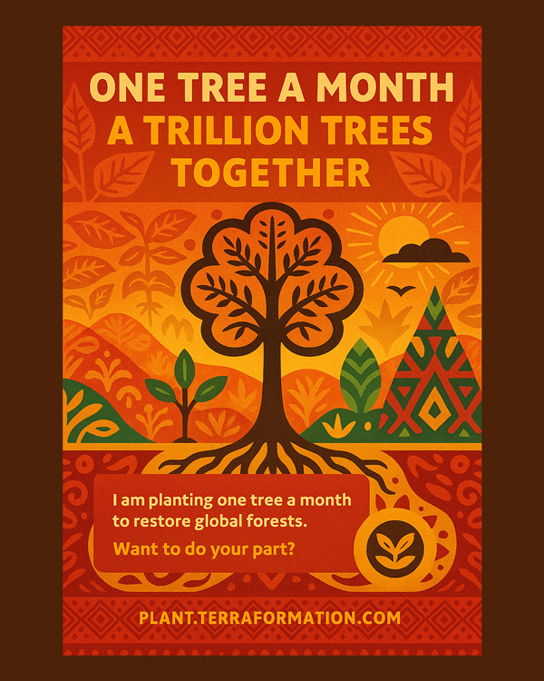 Terraformation tree subscription graphic for social media