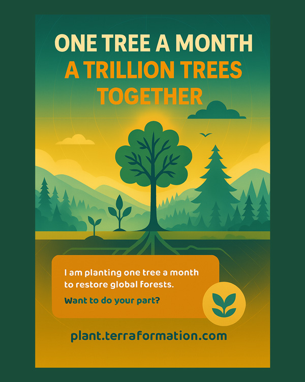 Terraformation tree subscription graphic for social media
