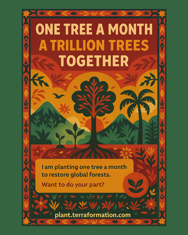 Terraformation tree subscription graphic for social media