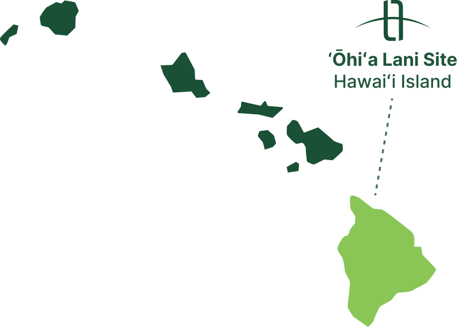 Hawaiʻi map with Hawaiʻi Island highlighted