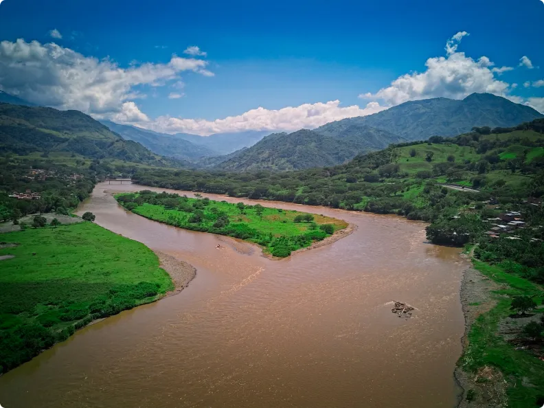 The Rio Cauca.