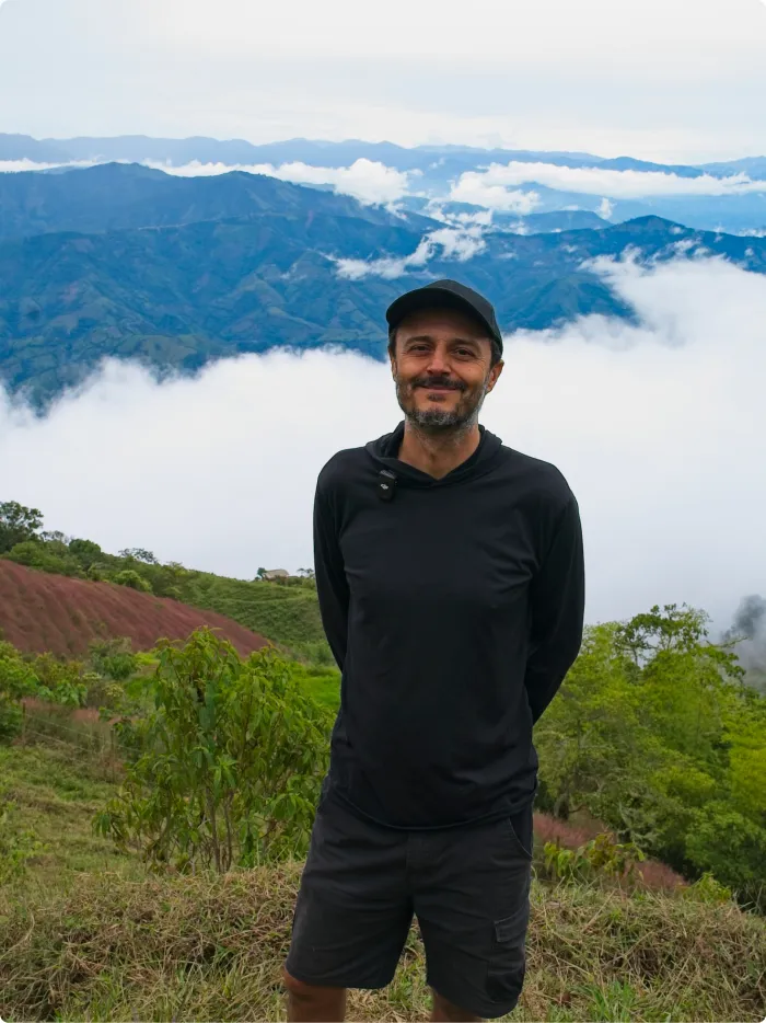Landowner at El Morro property.