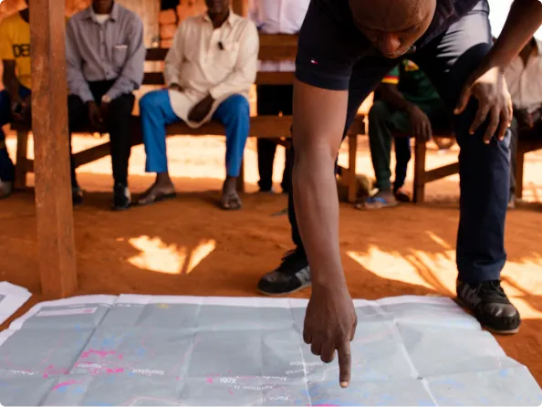 Community meetings in Pana 1.