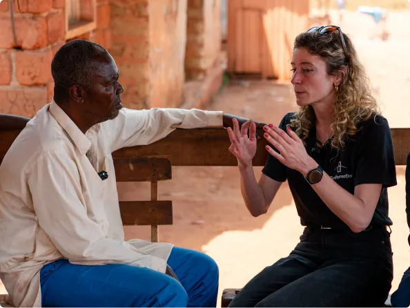 Conversation with traditional chief.