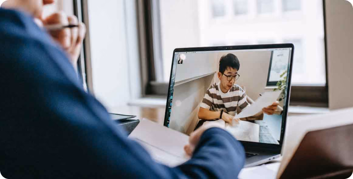 An image of a student learning