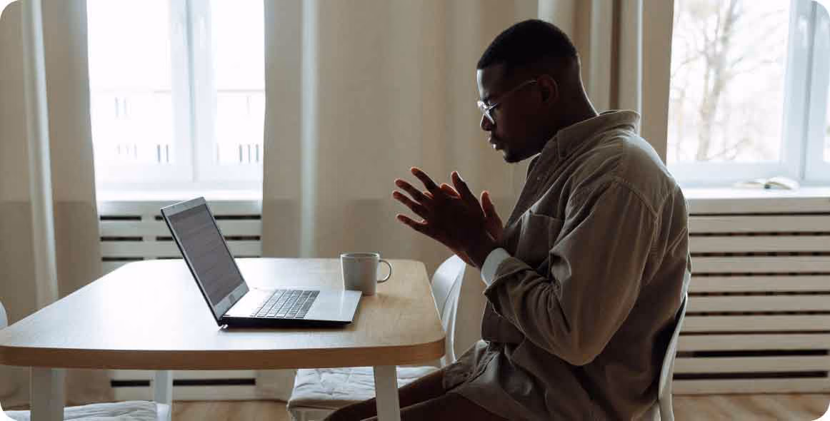 An image of a student learning