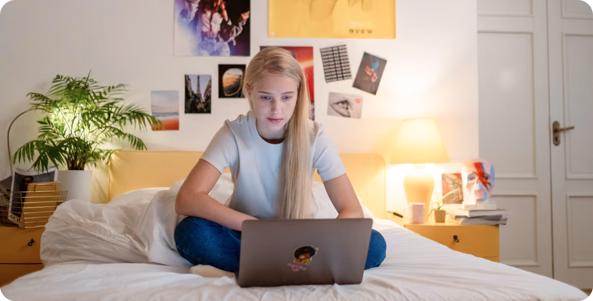 An image of a student learning
