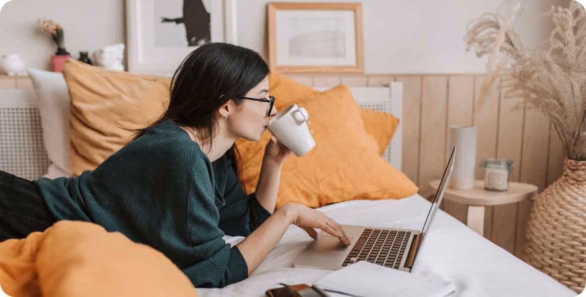 An image of a student learning