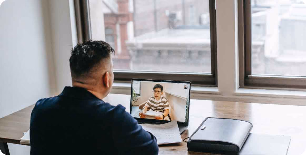 An image of a student learning
