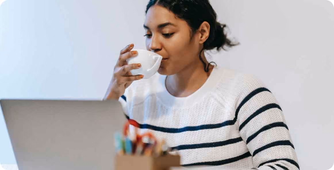 An image of a student learning