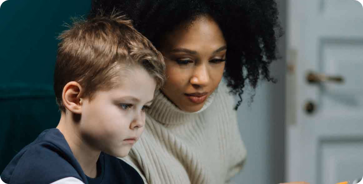 An image of a student learning