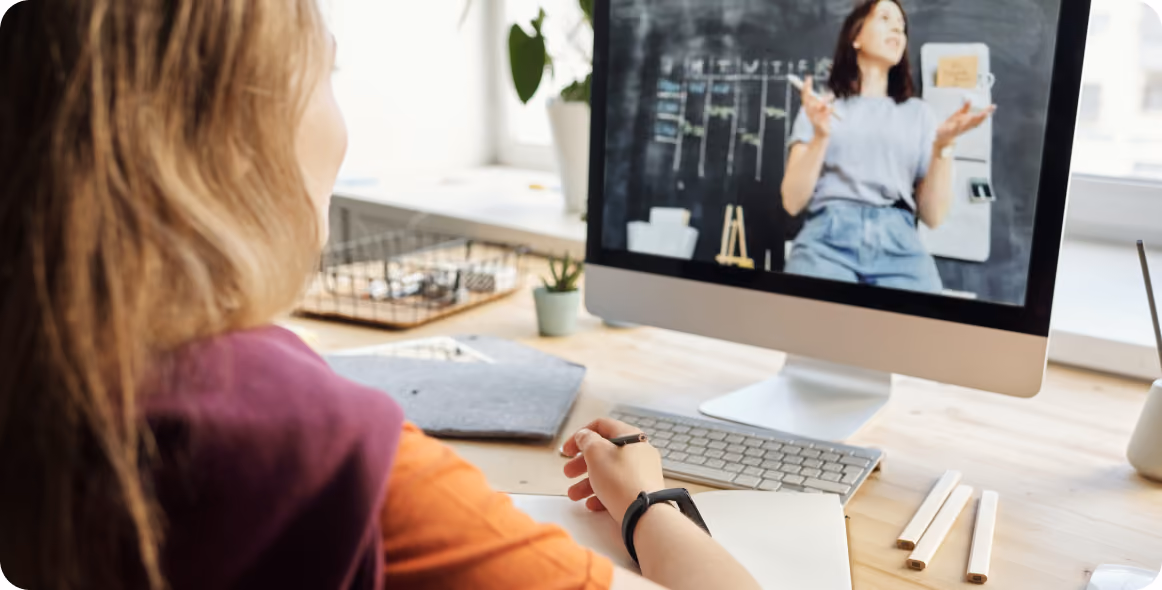 An image of a student learning
