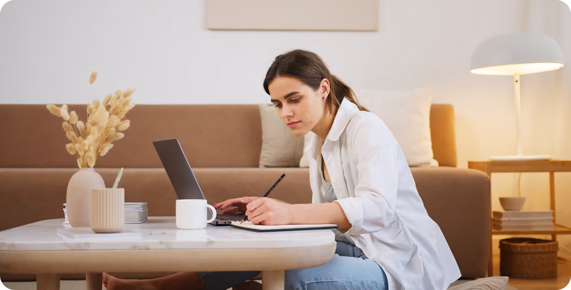 An image of a student learning