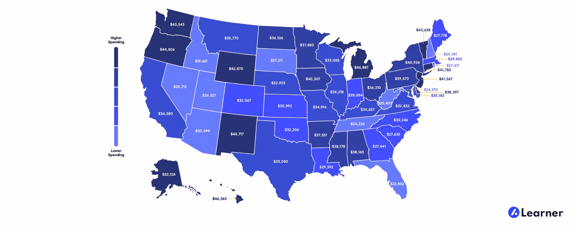 States That Spend the Most on Education
