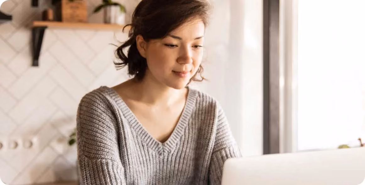 An image of a student learning