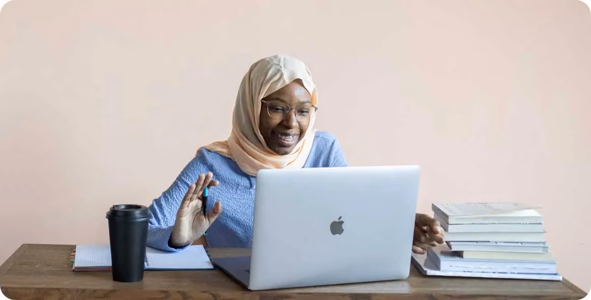 An image of a student learning