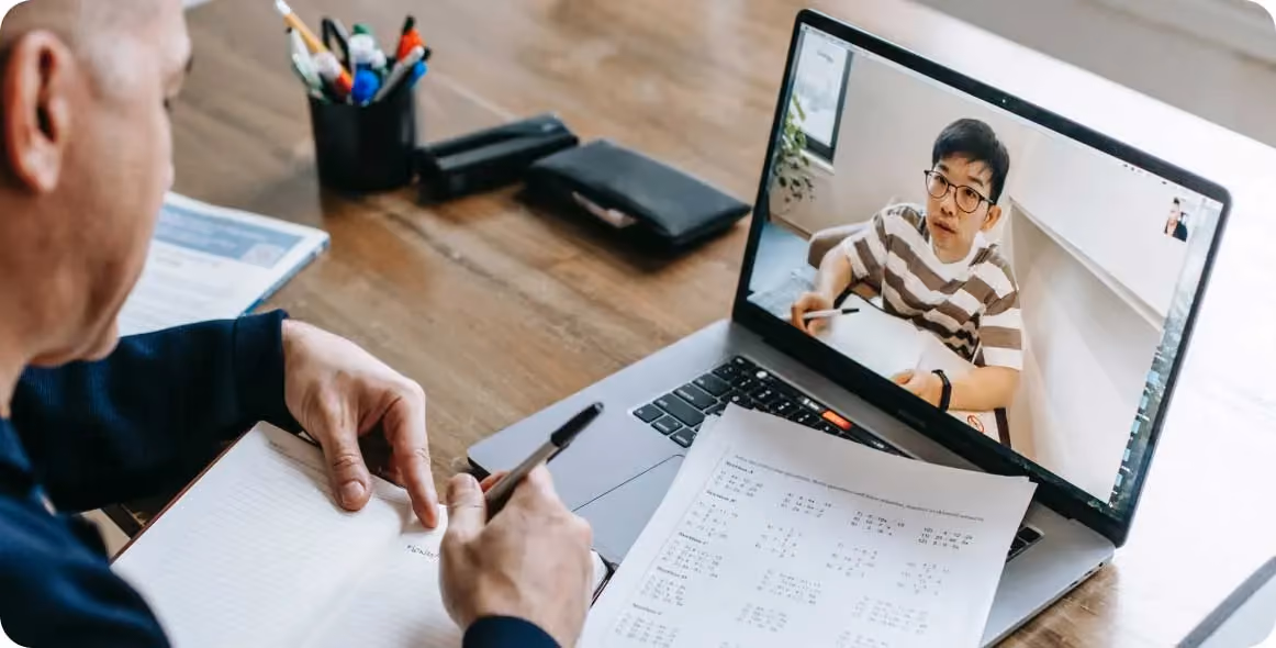 An image of a student learning