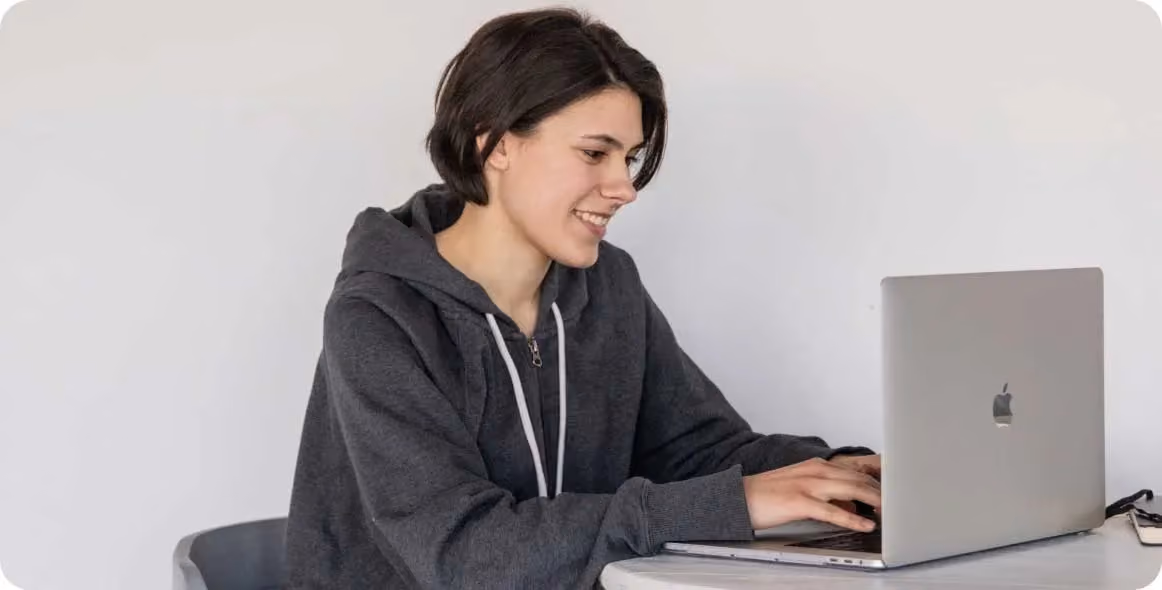 An image of a student learning