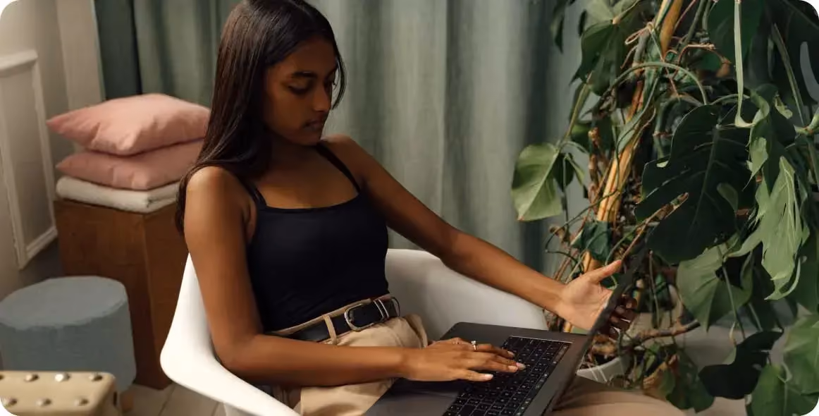 An image of a student learning