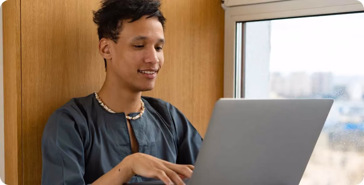 An image of a student learning