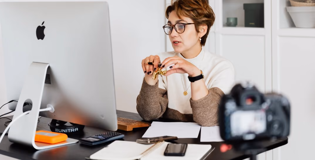 An image of a student learning