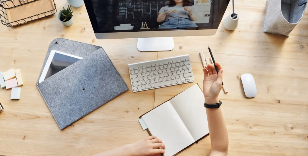 An image of a student learning