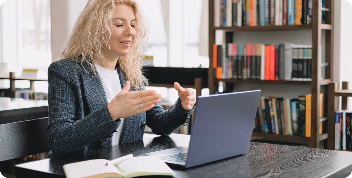 An image of a student learning