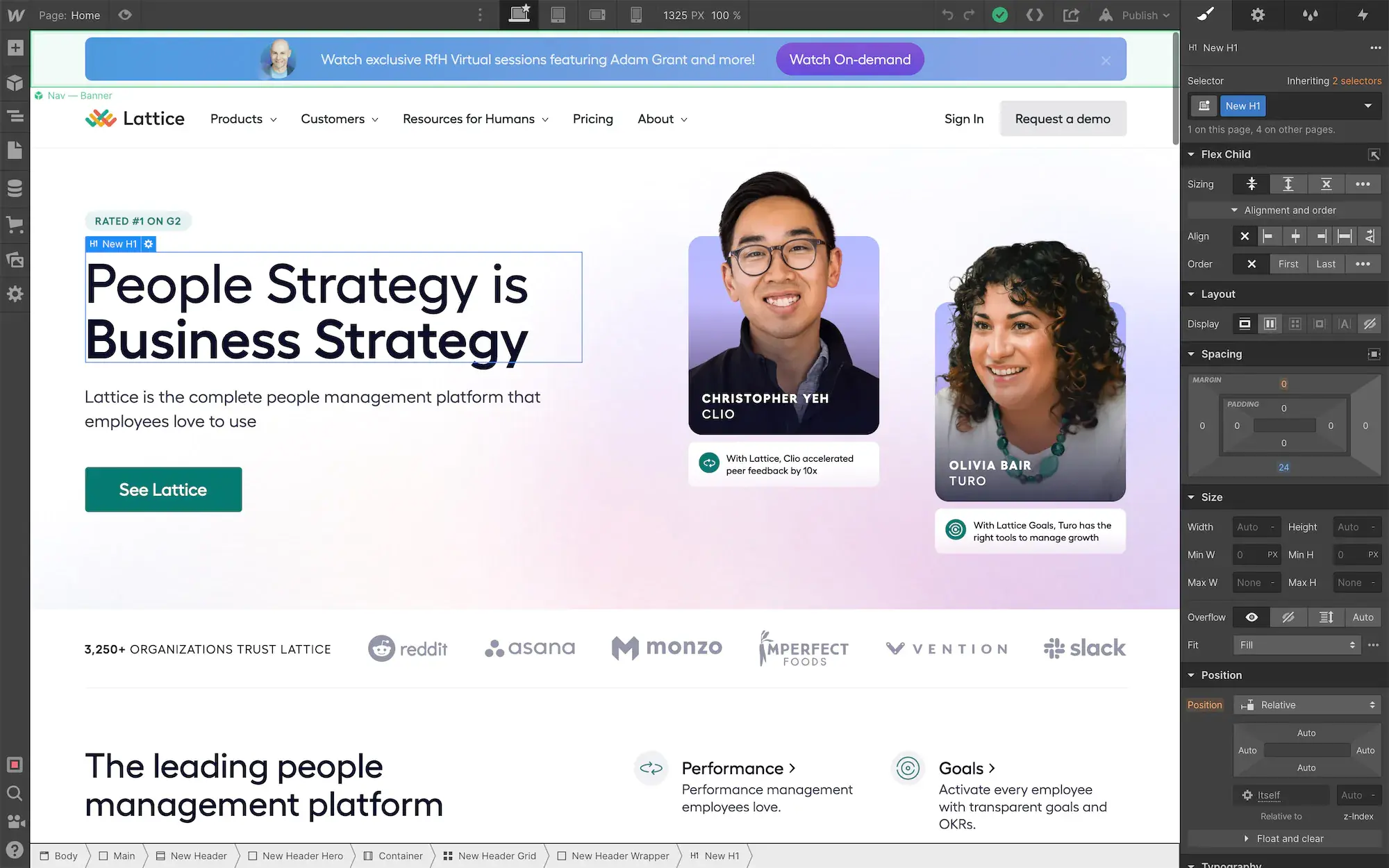 Webflow for Enterprise | Build smarter