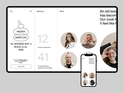 Webflow Redis Agency