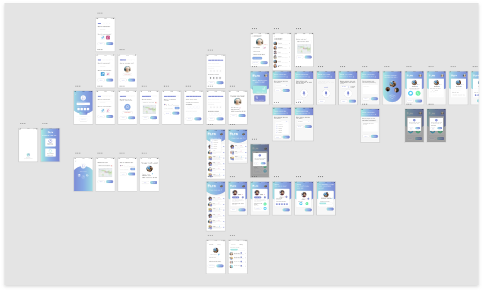 Hi Fi prototype on Adobe XD