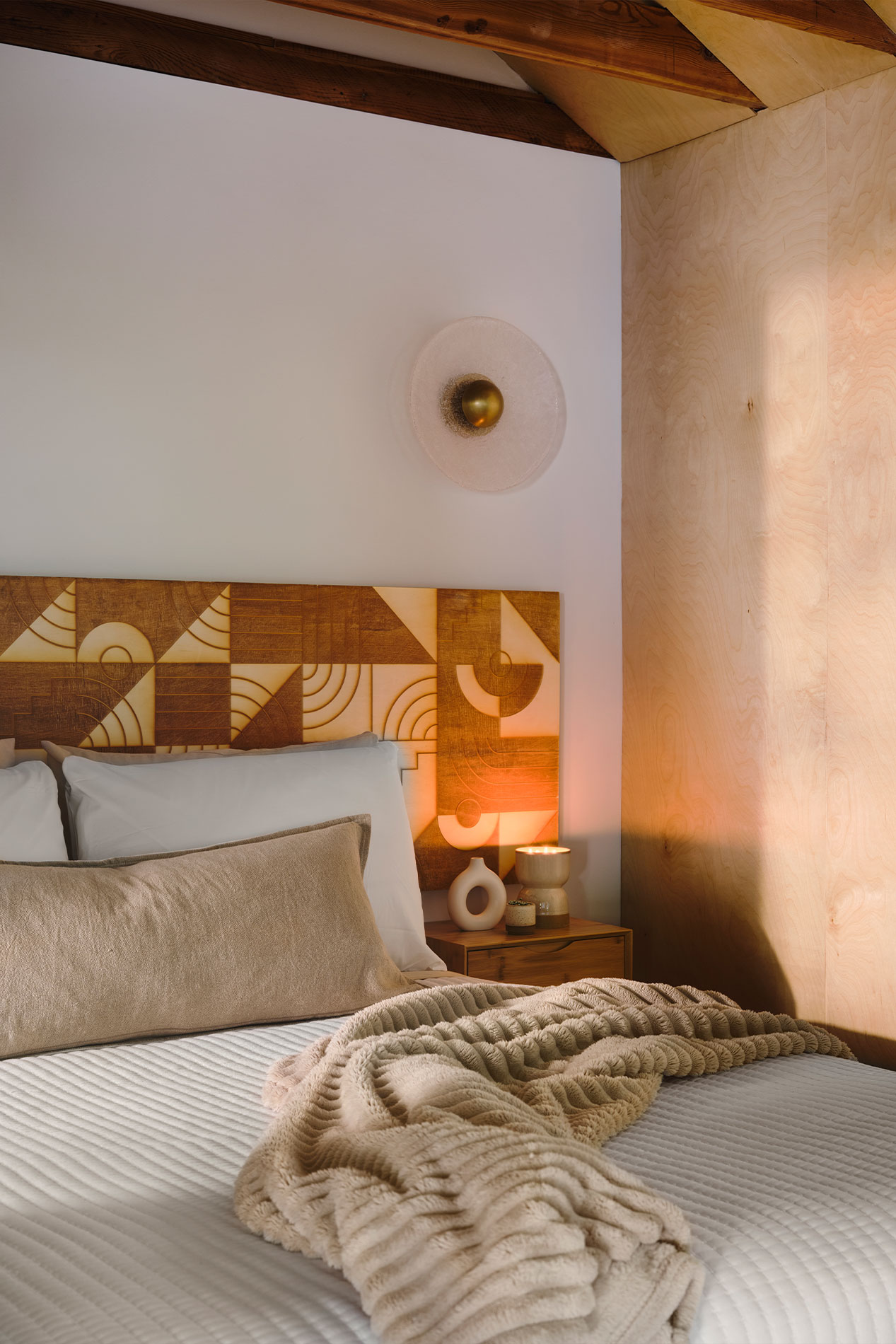 Image of Bamboo & Linen headboard