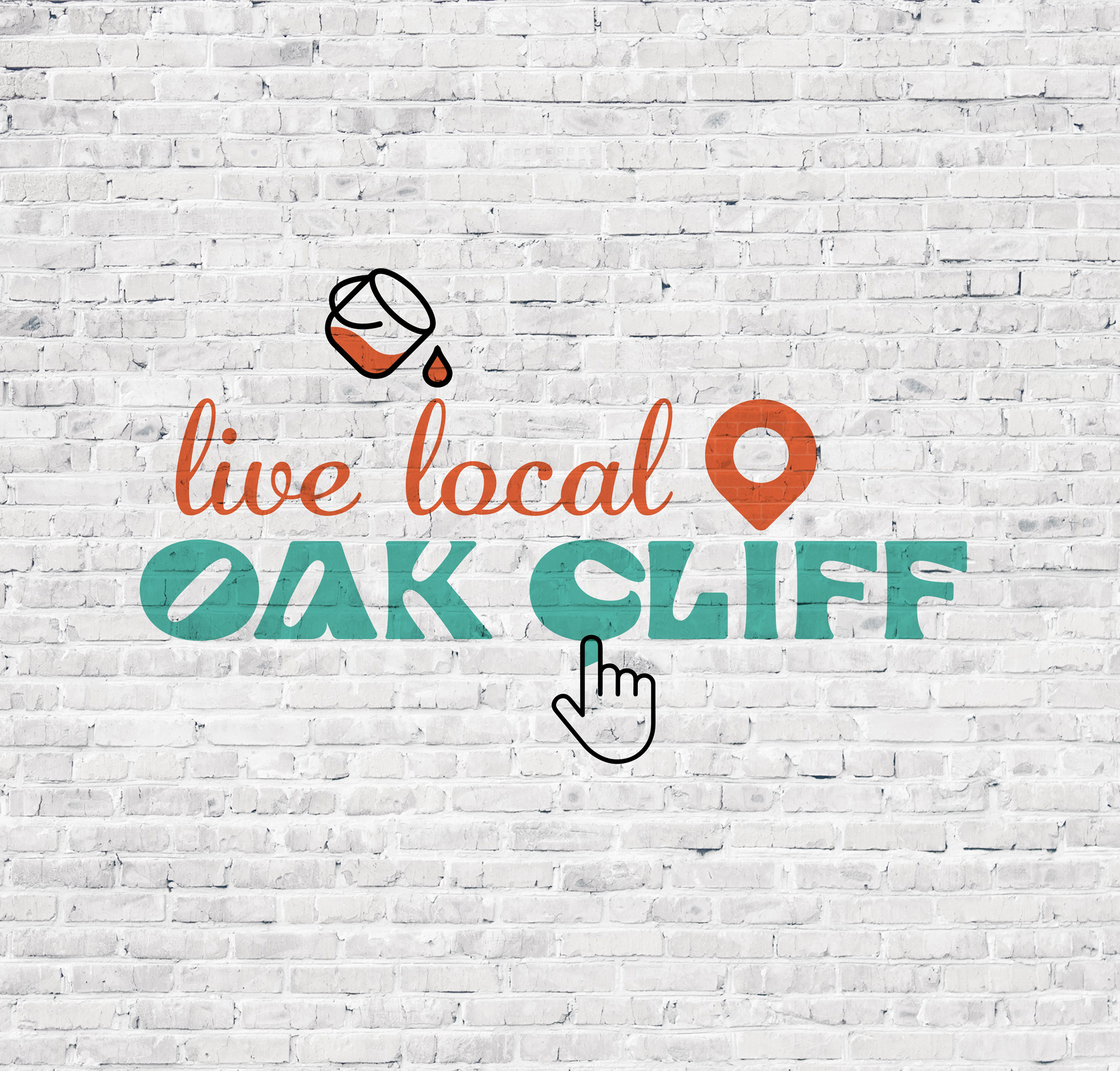 Image of Live Local Oak Cliff branding