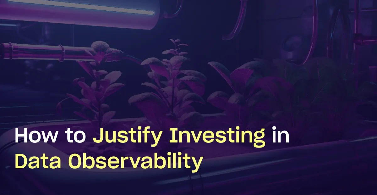 How To Justify Investing in Data Observability