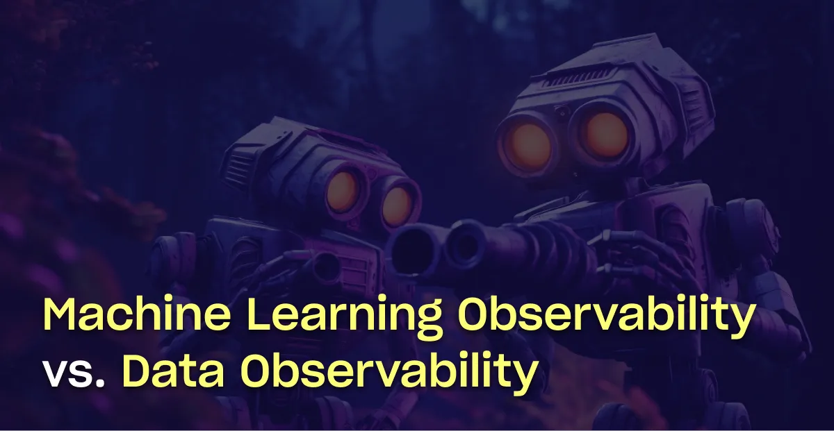 Machine Learning Observability vs Data Observability