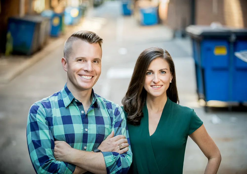 Photo of Spoiler Alert founders Ricky & Emily