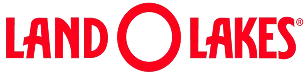 Land O Lakes brand logo in red font with a circular emblem in the center.