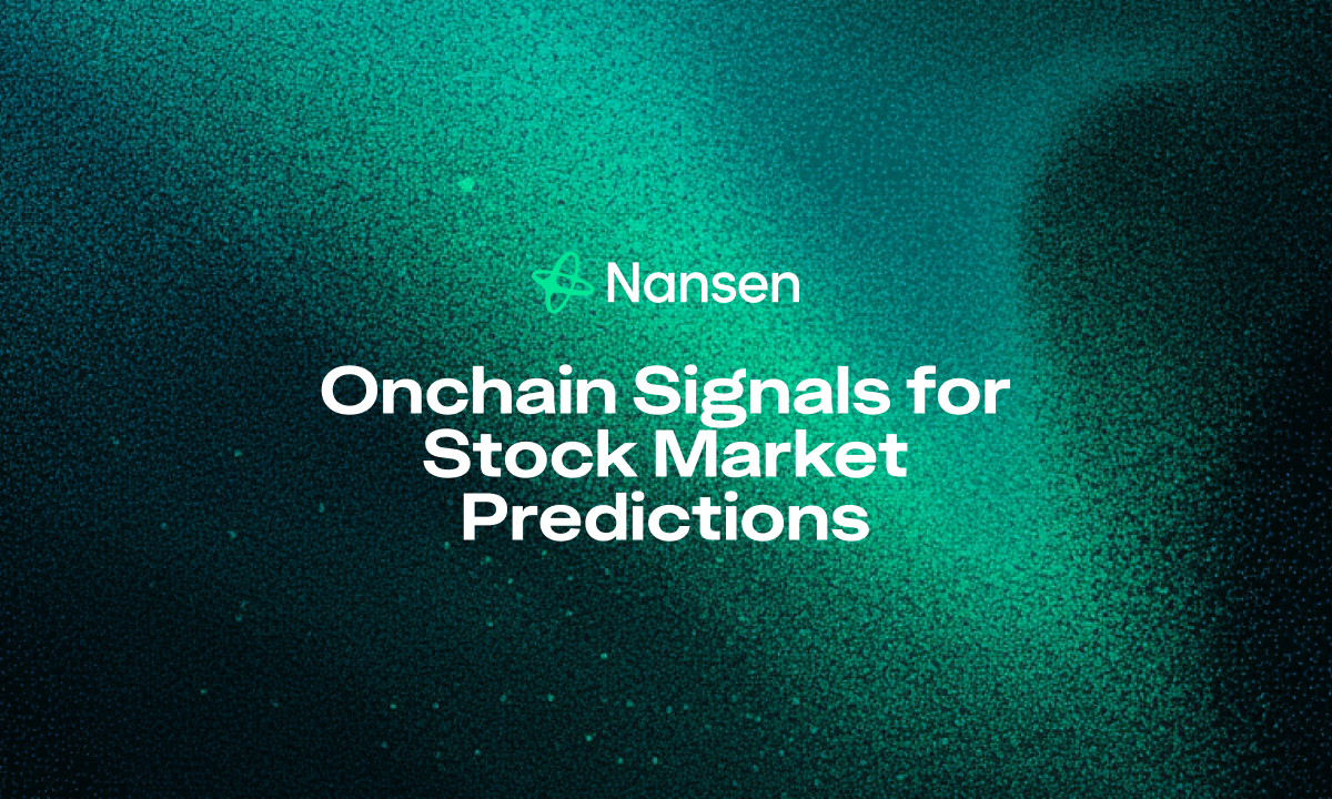 Onchain Signals for Stock Market Predictions: Benefits and Limitations