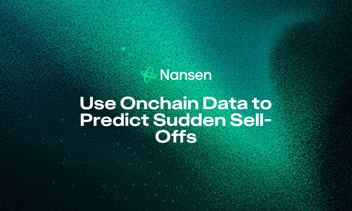 How to Use Onchain Data to Predict Sudden Crypto Sell-Offs