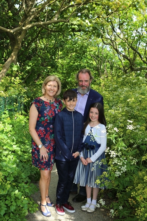Communion boy with his family by Jenny Callanan Photography