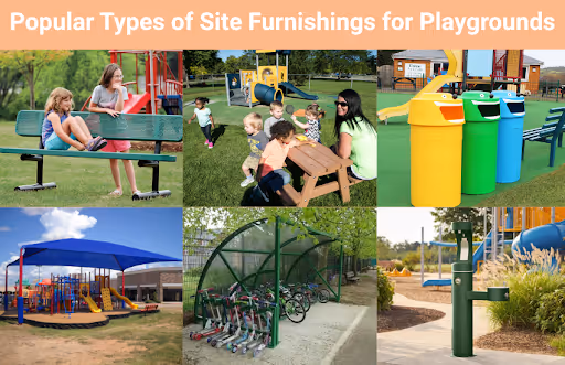 Popular Types of Site Furnishings for Playgrounds
