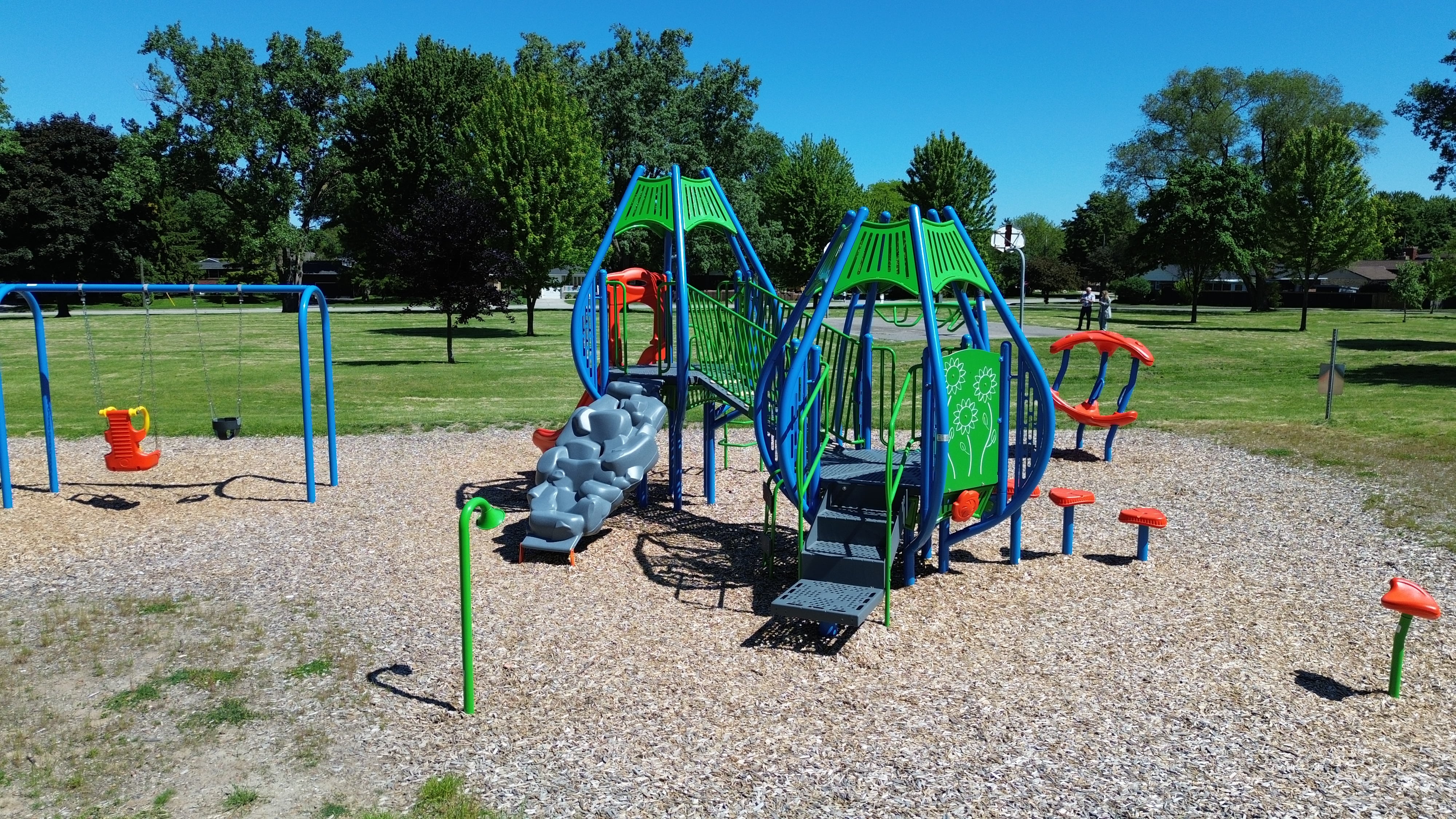 Newton Park playground in Sarnia, ON