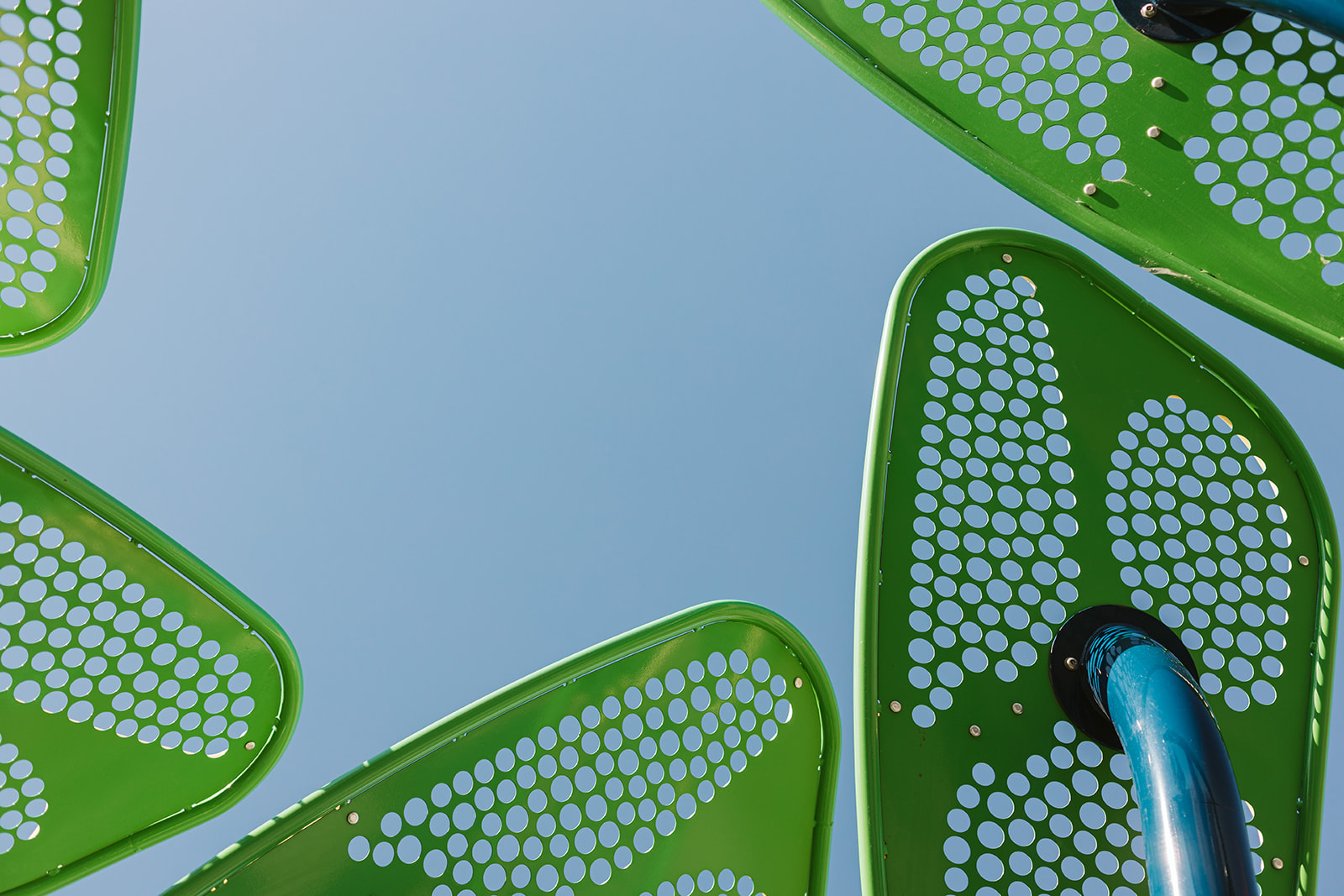 Avalon Playground playground equipment in Calgary, AB showing community playground space