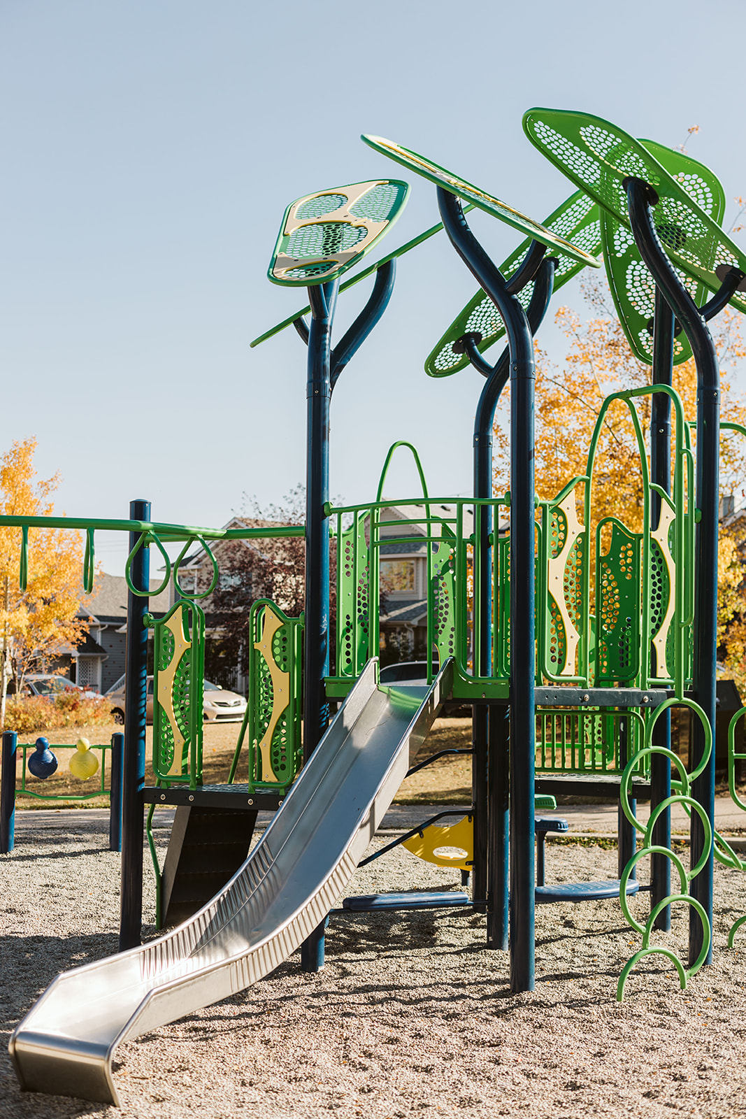 Avalon Playground playground equipment in Calgary, AB featuring modern playground design