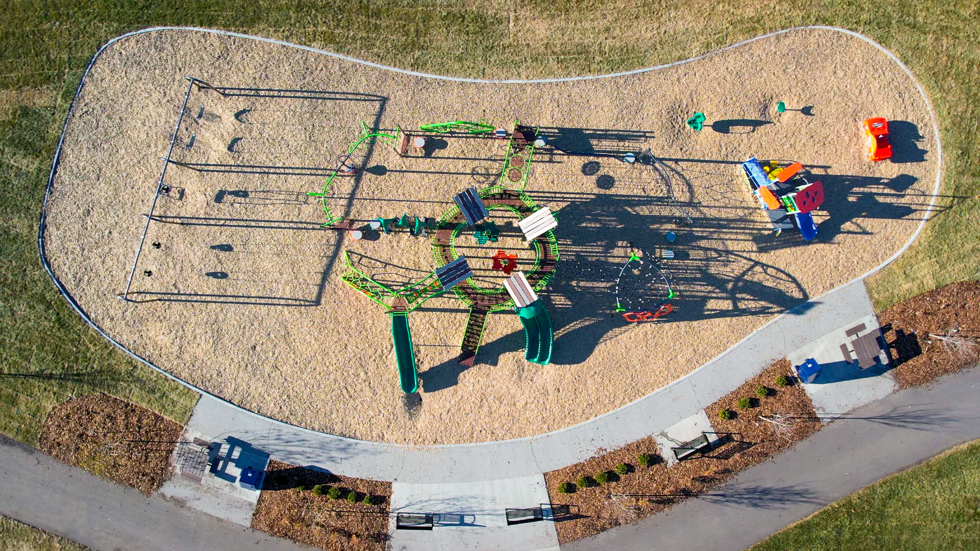 Forest Ridge in Fort Saskatchewan, SK with residential community playground