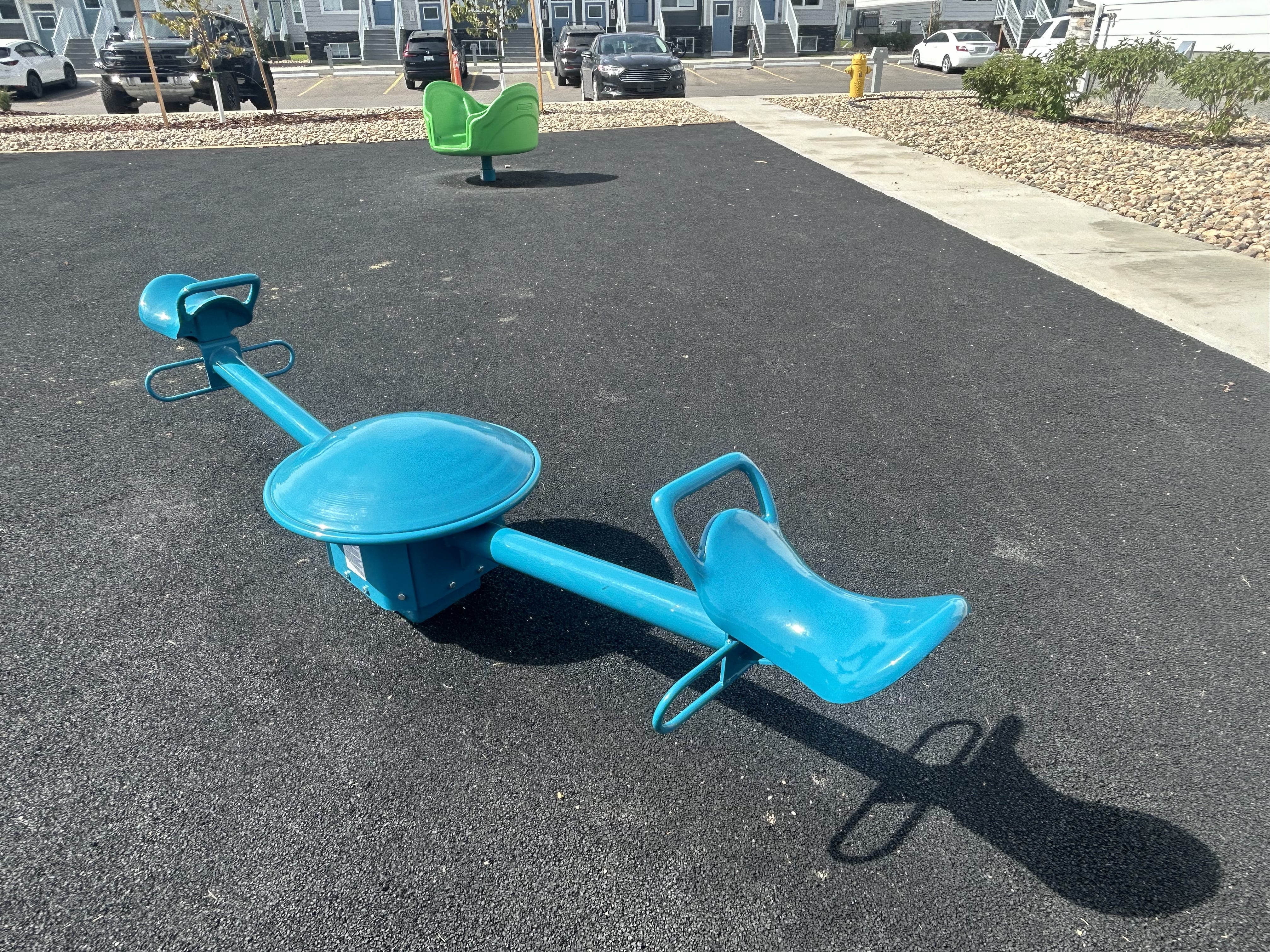 Windsor Park playground equipment in Regina, SK with safety surfacing and equipment