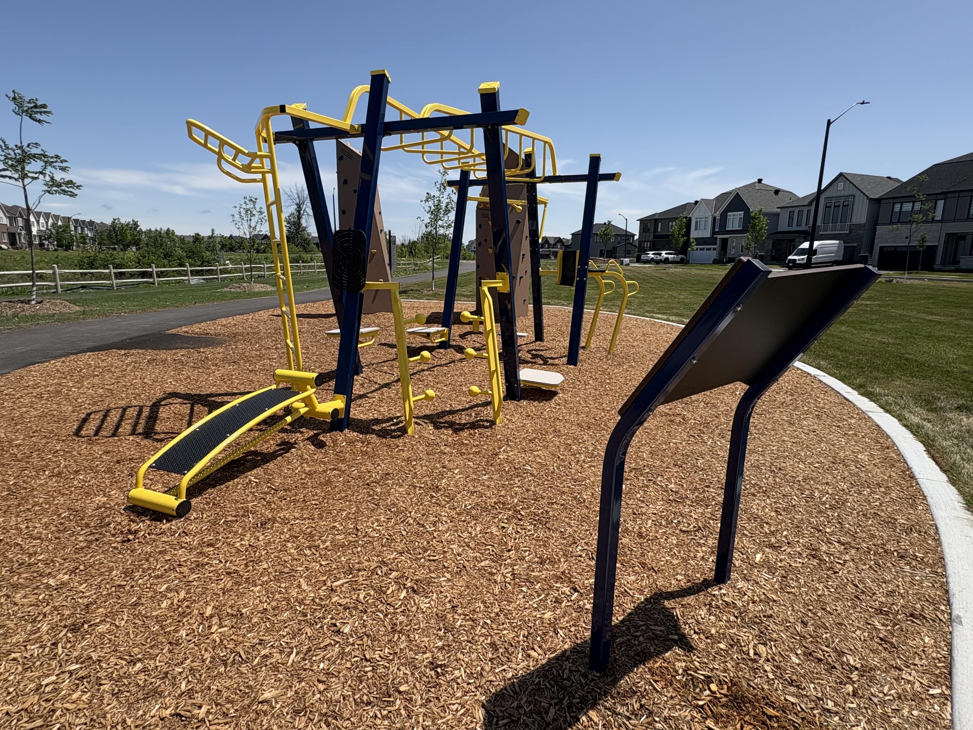 Canoe Park Thrive 450 playground equipment in Ottawa, ON with inclusive play features